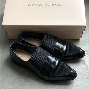 Loeffler Randall Black Flats